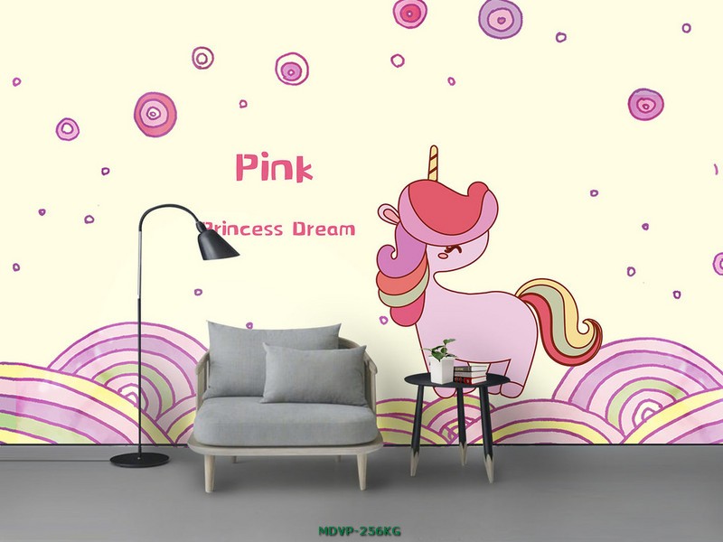 Tranh con vật đáng yêu cho bé - ngựa pony MDVP-256KG